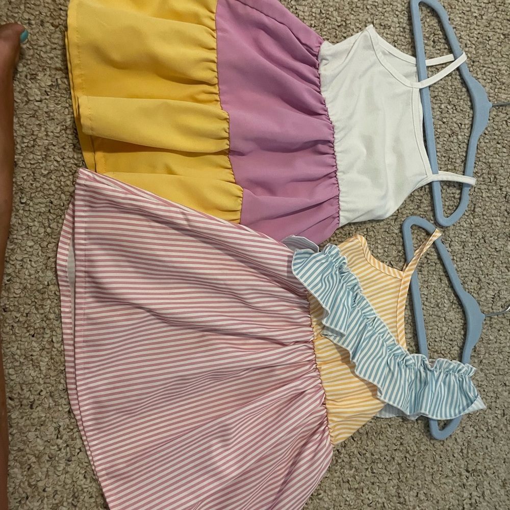 SHEIN Kids Dresses - Yellow, Purple, White, Pink, Blue